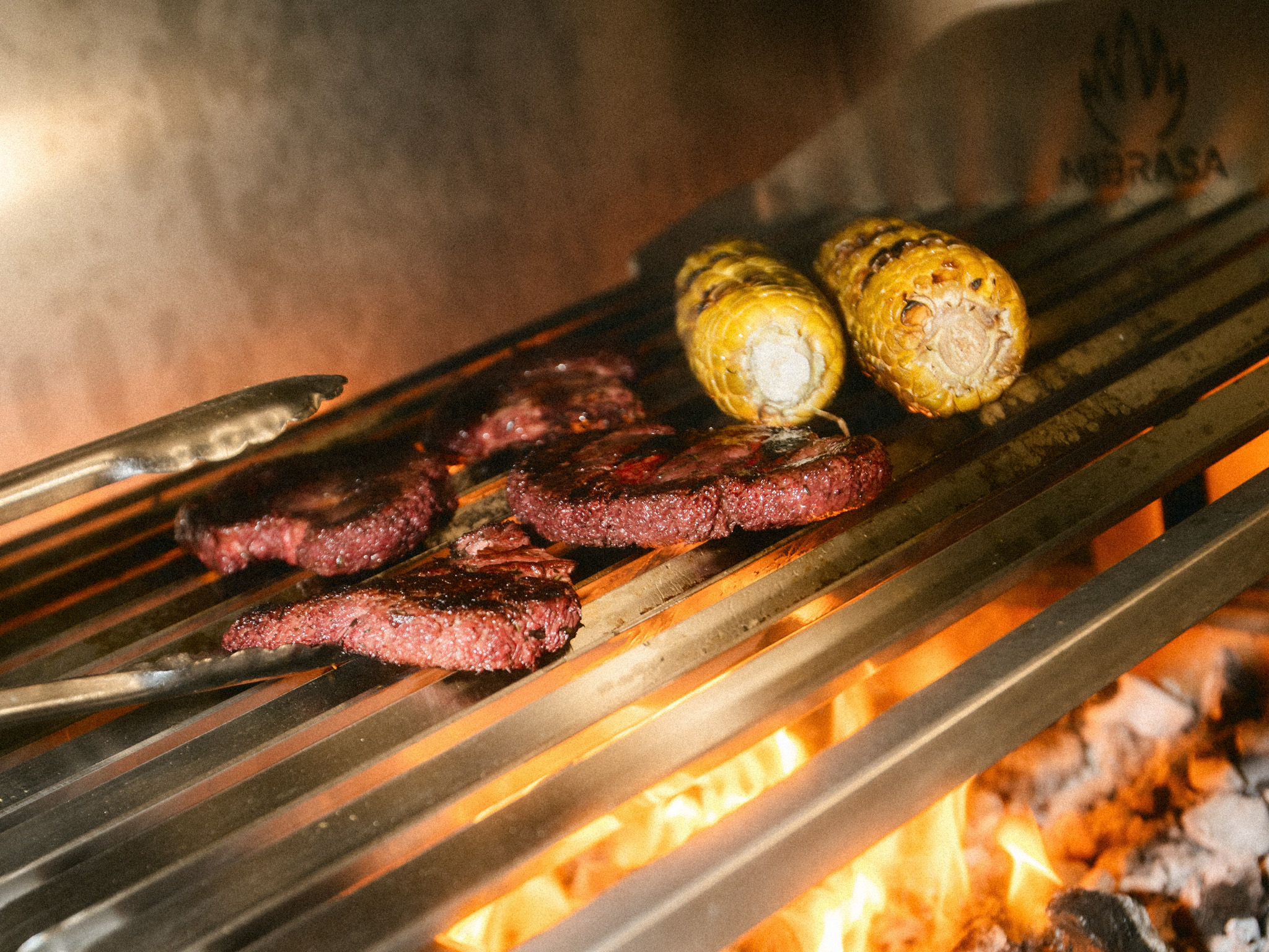 Wood fire grilling